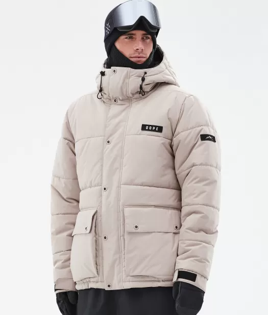 Outlet Puffer Full Zip Herren Snowboardjacken