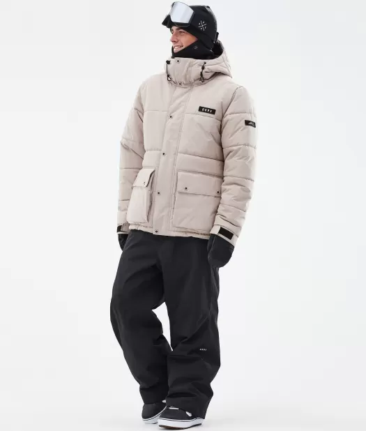 Outlet Puffer Full Zip Herren Snowboardjacken