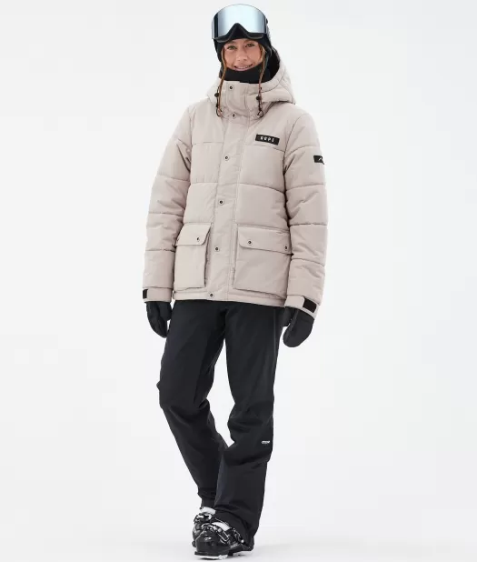 Hot Puffer W Full Zip Damen Skijacken